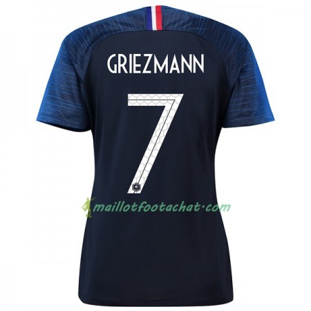 Maillot France Griezmann 7 Femme Domicile Coupe du monde 2018 Maillot France Griezmann 7 Femme Domicile Coupe du monde 2018